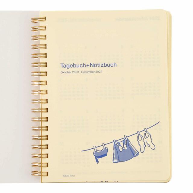 【デルフォニックス】ドナルド、チップ＆デール Rollbahn 手帳・スケジュール帳(L) Calendar＆Organizer 2024 1,980円