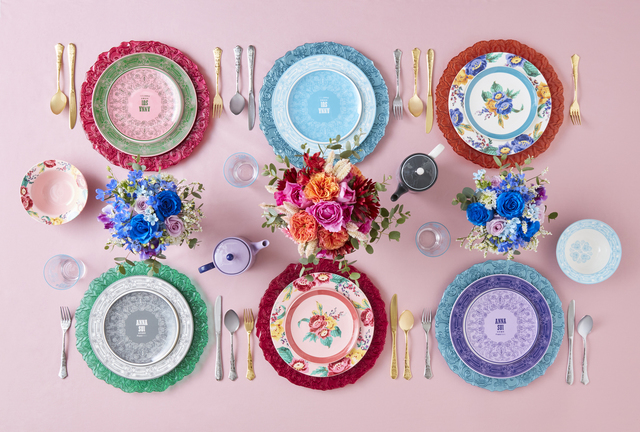 「ANNA SUI HOME Francfranc」の新作テーブルウェア