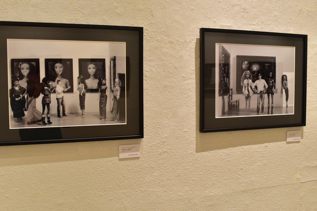 手前の作品「Coulures exhibition」