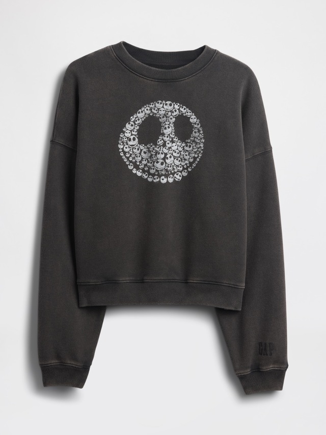 ヘビーウェイト スカルパーカー 8,990円｜Gap ディズニー「ナイトメアー・ビフォア・クリスマス」コレクション