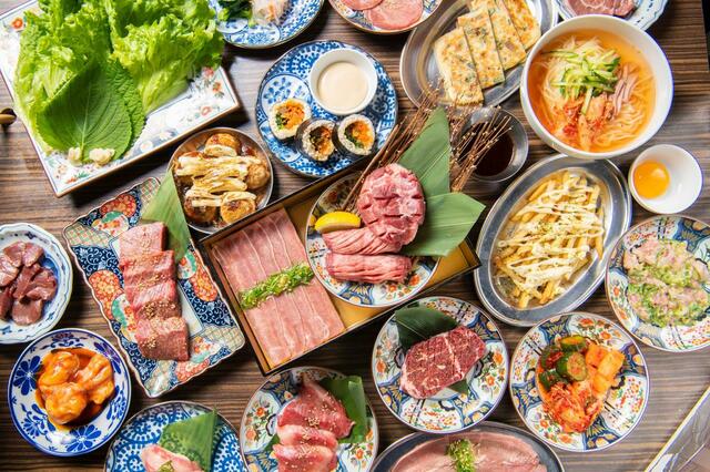 「メニュー例」【和牛焼肉食べ放題 武田-Takeda-渋谷店】