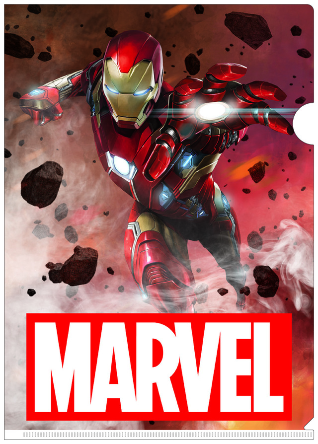 MARVEL 3D クリアファイル -003 Iron Man 580円