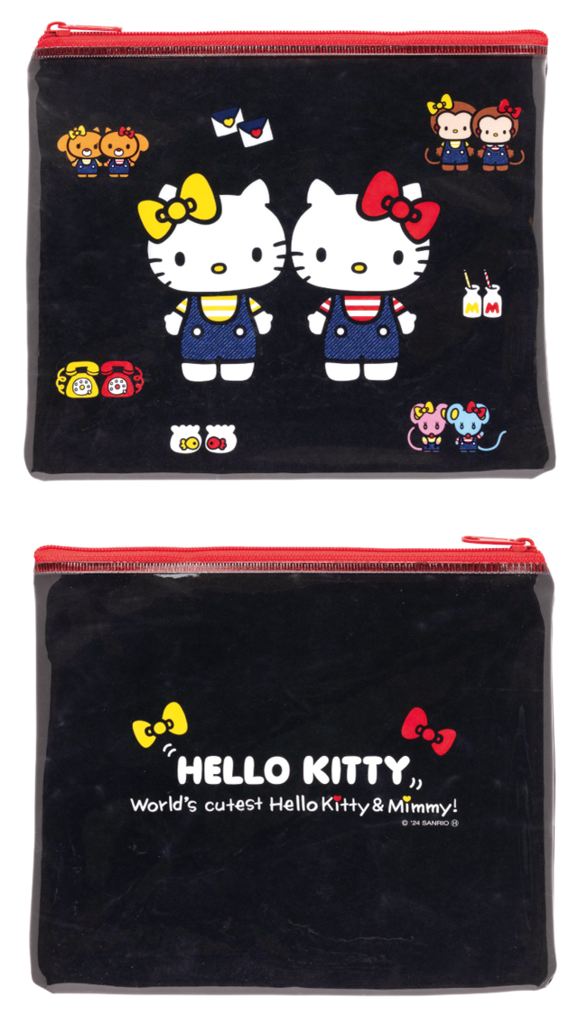 D賞フラットポーチ(全6種)【Happyくじ『HELLO KITTY 50th〜ハッピーアニバーサリー★〜』】