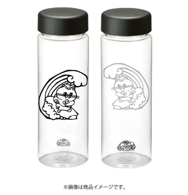 【まるいねこフェス】「サーフィンねこクリアボトル」2,200円
