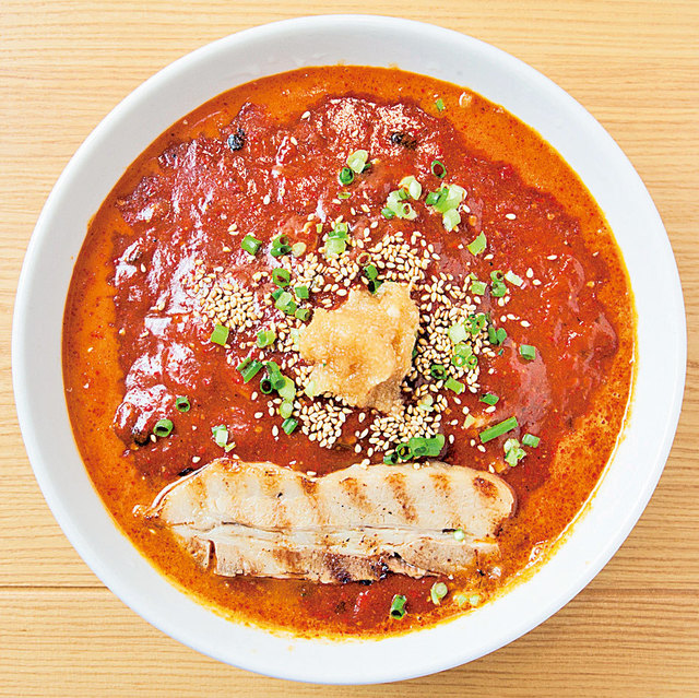 馬辛ラーメン（大辛） 800円　らー麺つけ麺 おぐり