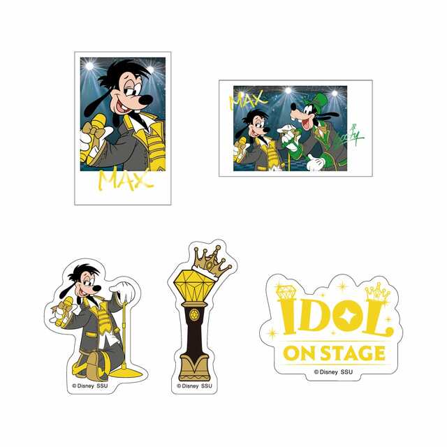 I賞 キャラサイン入りカード&ステッカーセット|Happyくじ「Disney IDOL ON STAGE」