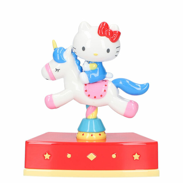 【Shaky! サンリオキャラクターズ メリーゴーランド レトロRED BOXコレクション】ハローキティ