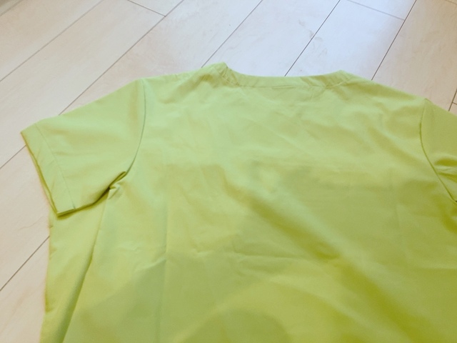 【ワークマン レディースガーデニングリラックスワンピース】生地には厚みがあります