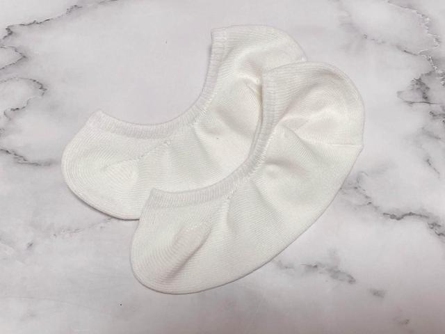 【無印良品】つま先ワイド脱げにくい綿混フットカバー／税込230円