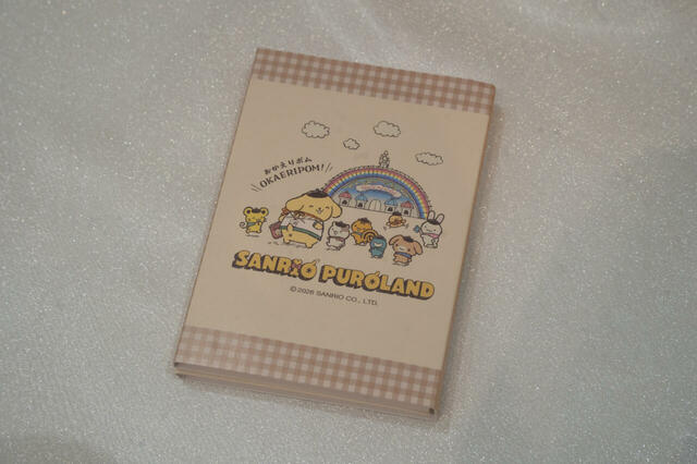 POMPOMPURIN 30th Anniversary パタパタメモ 715円