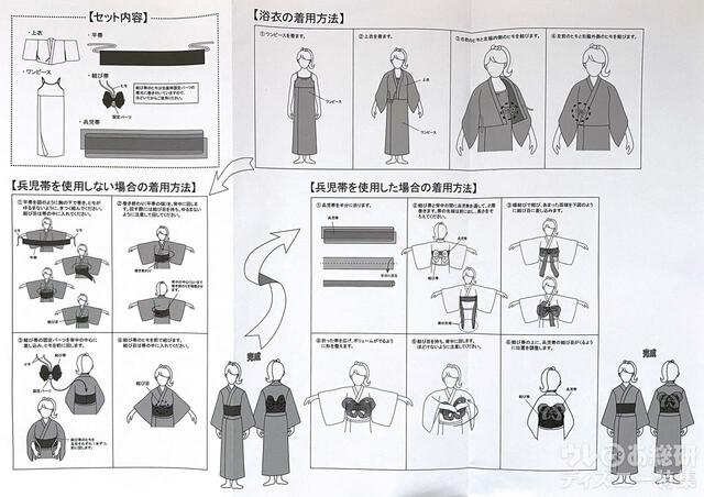 「ダッフィー&フレンズのサマーナイト・メロディー」浴衣の説明書き