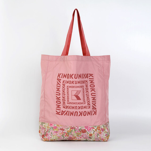 【紀ノ国屋 リバティプリント エコバッグ（全3柄）】日常のお買い物はもちろん、たためるのでちょっとした外出時のサブバッグとしても活躍！