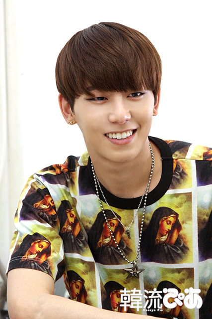 MYNAMEチェジン＠『韓流ぴあ』取材中