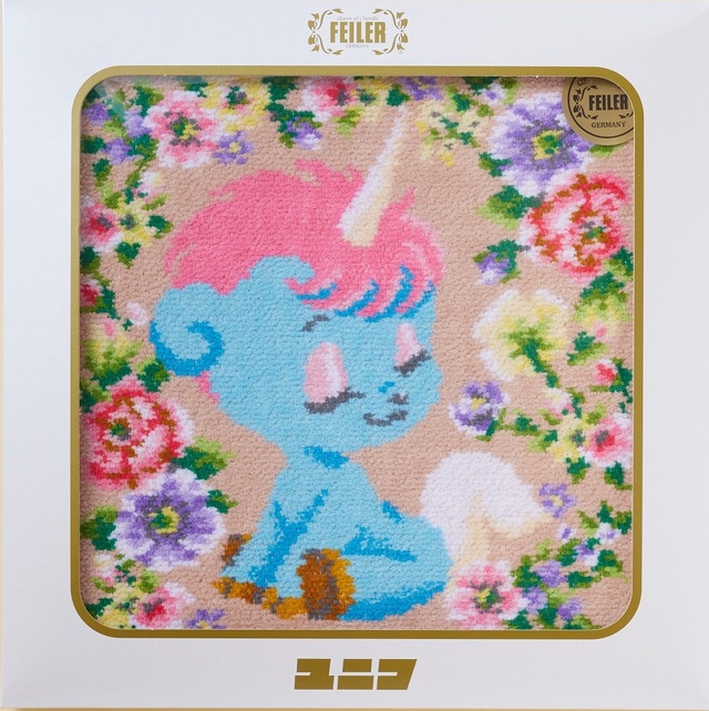 株式会社ジュエリーカミネから限定販売された『FEILER ユニコ　ファンタジーフラワー ハンカチ』