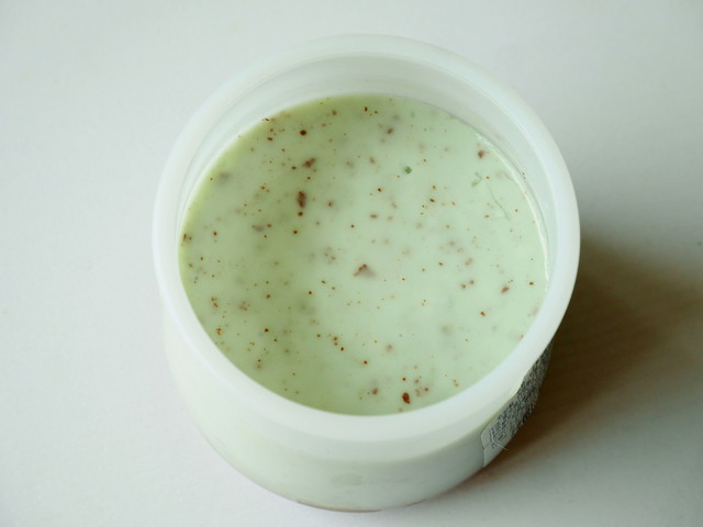 ＜ミニストップ＞「無限プリン　チョコミント」348円（税込）