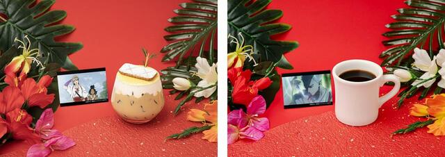 「典坐とヌルガイ　共闘アイスラテ、士遠　“目”が覚めるコーヒー」【地獄楽カフェ】