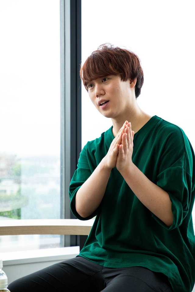 深沢郁さん　撮影：稲澤朝博