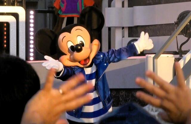 ドックサイド・スプラッシュ・リミックスのミッキーマウス