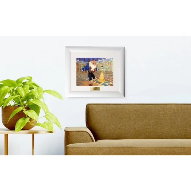 ジュエリー絵画　『美女と野獣』 Lサイズ （DBB2L) 600,000円