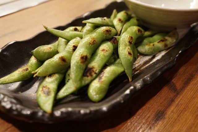 焼き枝豆＠鉄板野郎