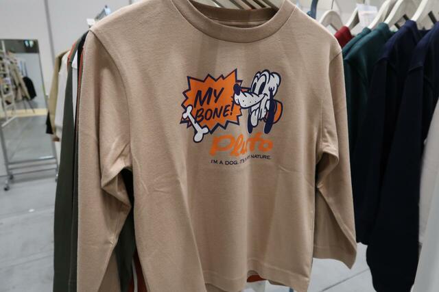 Disney長袖クルーネックTシャツKids