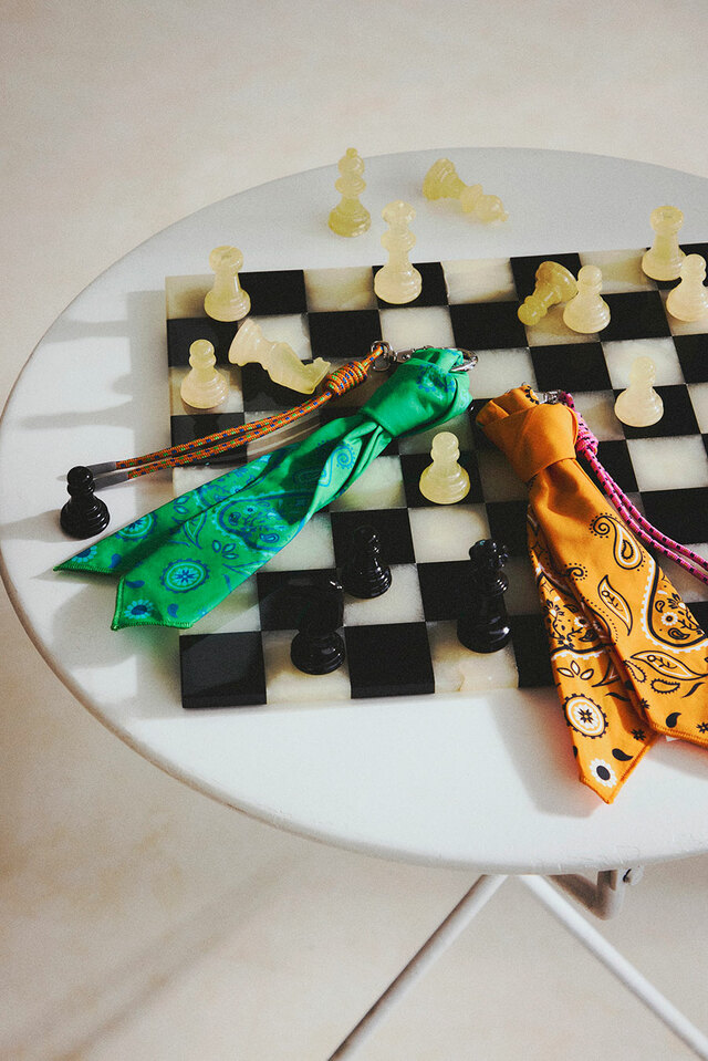 【LeSportsac/レスポートサック アトリエ2026春夏新作】Bandana W/Cord Charm ※全長30cmカラビナ3.5×3.5cm 各¥9,900