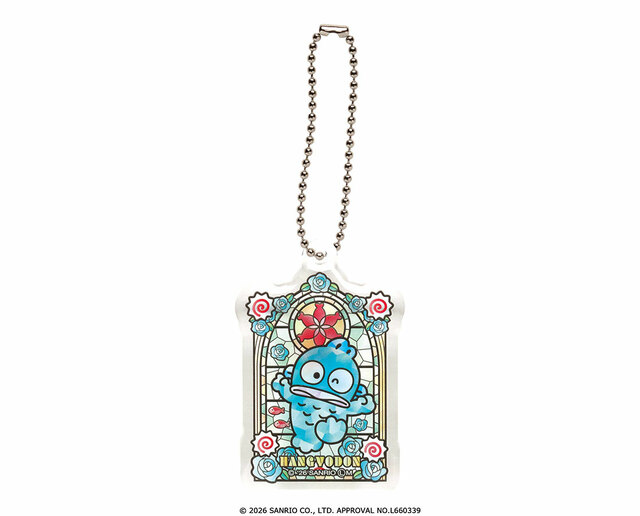 サンリオキャラクターズ ステンドグラス風アクリルキーチェーン/ハンギョドン