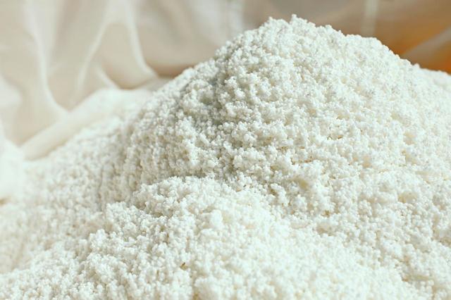 『5013橘』を生み出すための洗米後の米。気の抜けない作業を積み重ねていく