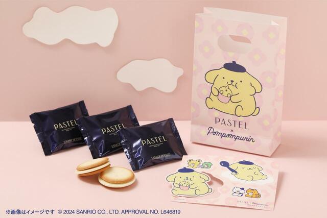 「ポムポムプリンのプチバッグ」＜741円（税込800円）＞【「パステル×ポムポムプリン」コラボスイーツの先行販売が決定】