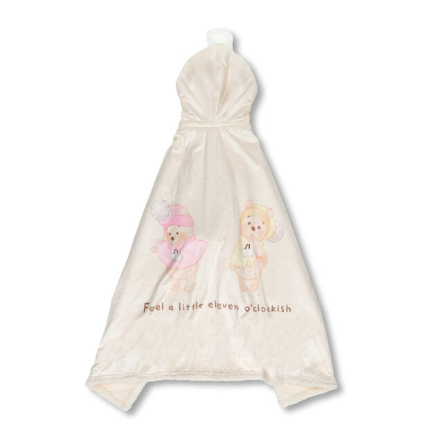 プーさん ブランケット フード 巾着入り WHITE POOH 4,400円