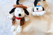 【『SNOOPY 2026 午 カウボーイスヌーピーのぬいぐるみポーチ BOOK』（宝島社）】両方バッグにつけてもかわいい！