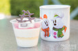 レアチーズムース＆ミルクゼリー、スーベニアカップ付き 750円｜東京ディズニーシー