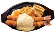 キッチン欧味 吹上本店　ジャンボ＆ジャンボエビフライ　2500円（定食2700円）