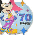 ミッキー ピンバッジ DISNEYLAND RESORT 70TH CELEBRATION 1,400円