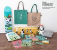 「PEANUTS meets Monet」ぬいぐるみ 4,180円、トートバッグ 全2種 各2,500円ほか