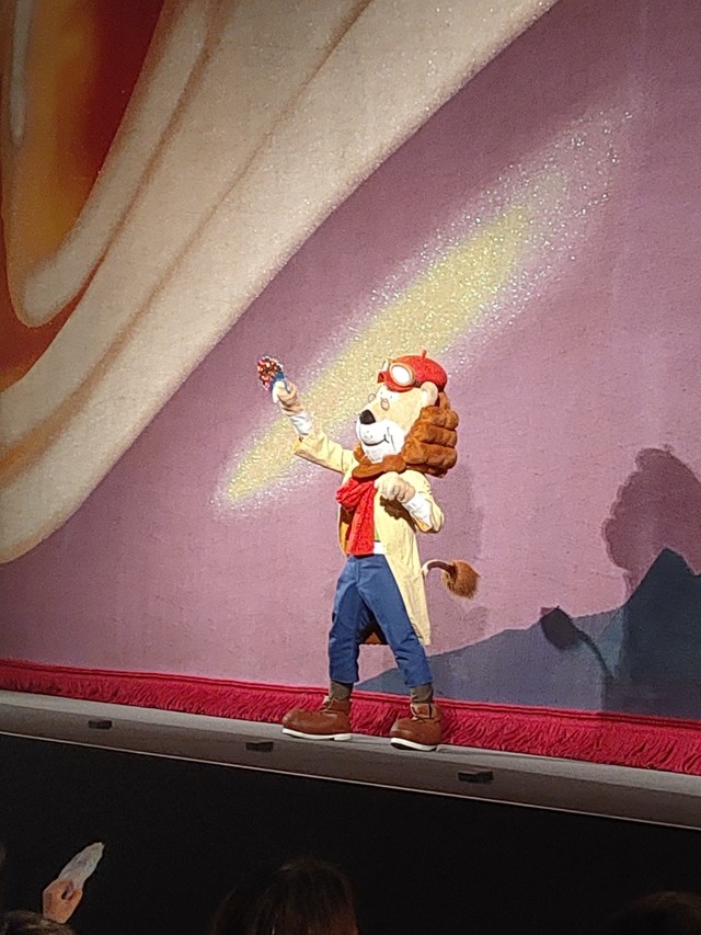 開演前にガオガオさんが「なかまポーズ」を教えてくれました！