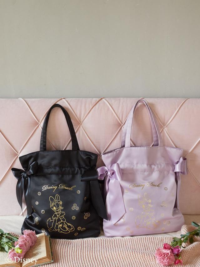 Maison de FLEUR／Daisy Duck/ダブルリボントートバッグ：5,819円（税込）