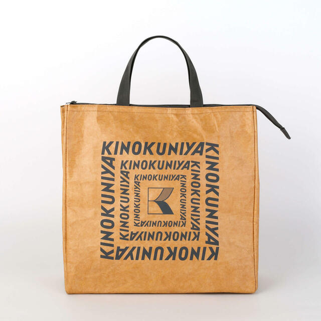 【紀ノ国屋　リンクリー保冷バッグ】ベーシックなグレー（従来カラー）。まとめ買いやお弁当の持ち運びにも◎