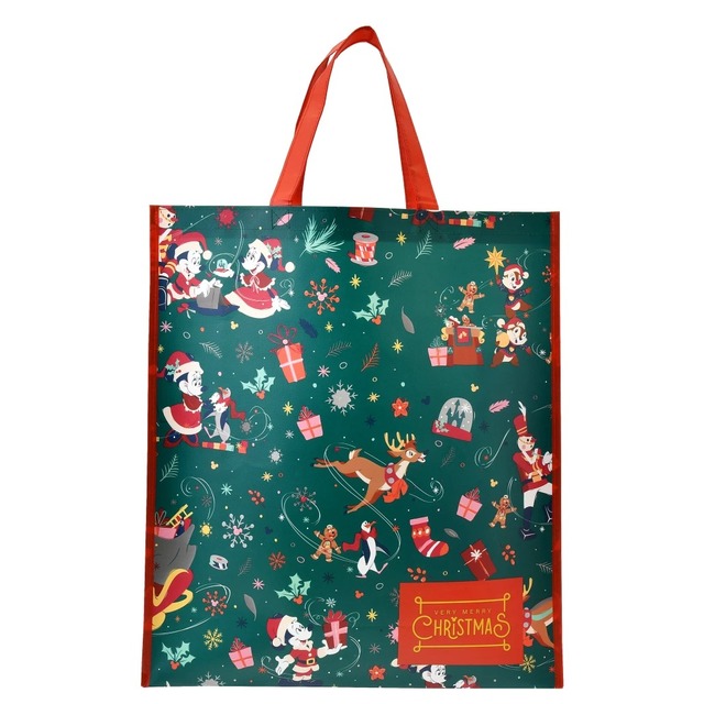 ミッキー&フレンズ ショッピングバッグ・エコバッグ DISNEY CHRISTMAS 2022 990円