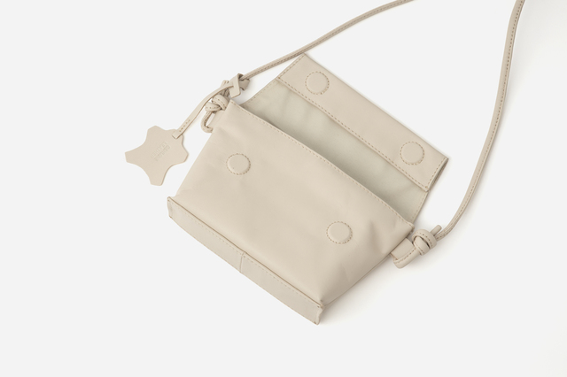 本革撥水フラップミニショルダー