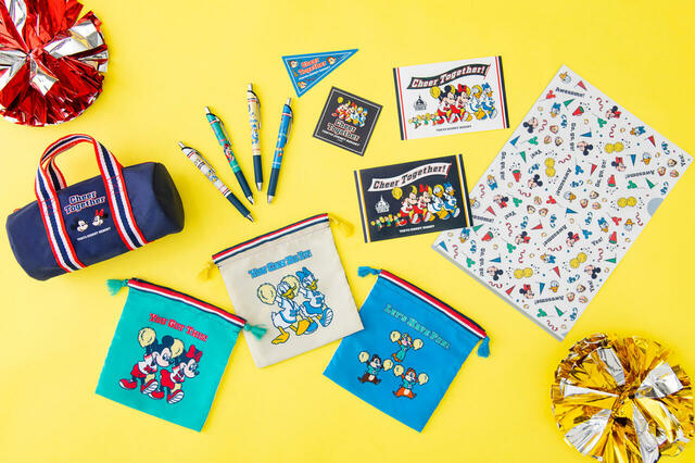 東京ディズニーリゾート「ポンポンを持ったミッキーたちが元気に盛り上げてくれるグッズ」｜販売店舗：東京ディズニーランド「グランドエンポーリアム」、東京ディズニーシー「エンポーリオ」｜発売日：2025年4月24日（木）