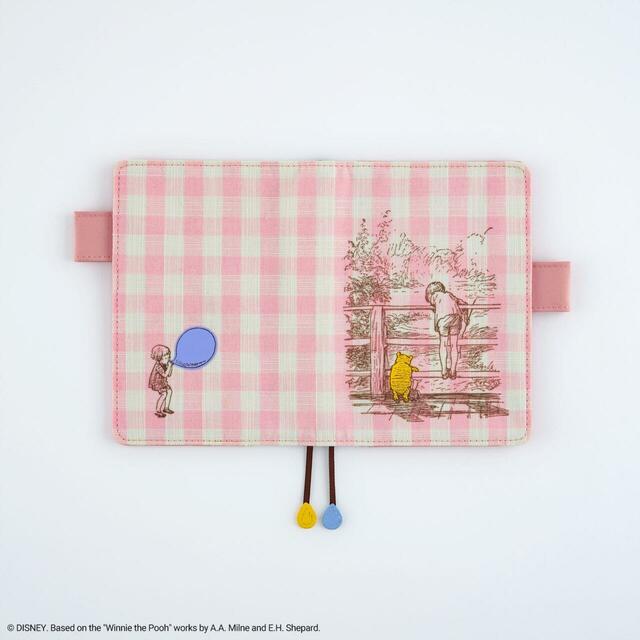 オリジナルサイズ(A6)手帳カバー「クマのプーさん 棒投げ橋」:4,620円