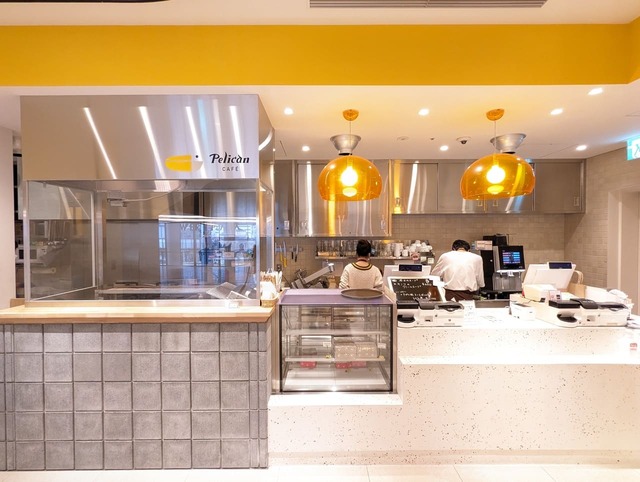 【ペリカンカフェ 麻布台ヒルズ店】お店のカウンター