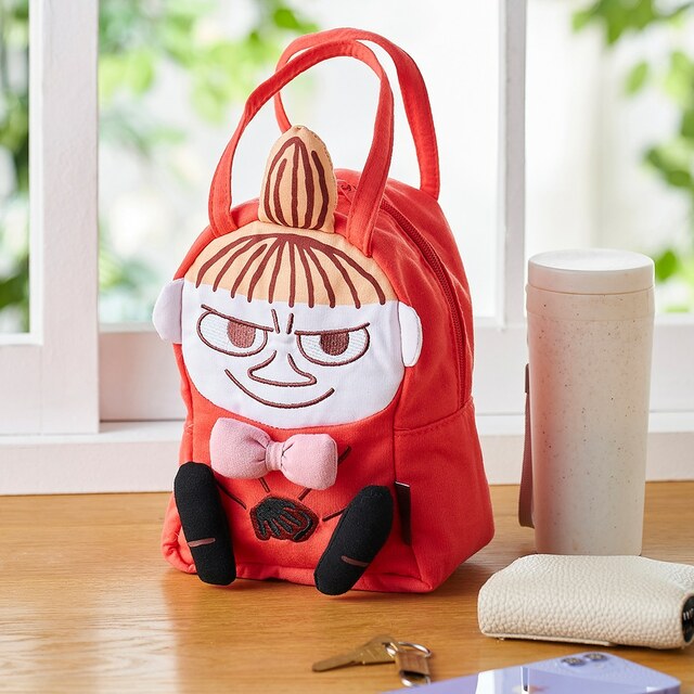 スウェット生地のダイカットバッグ／リトルミイ「ムーミン」｜￥ 3,080 （税込）