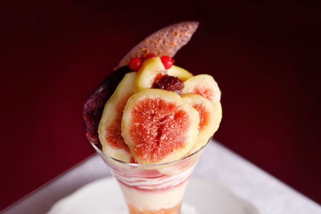 和歌山県 紀の川市産 無花果のパフェ