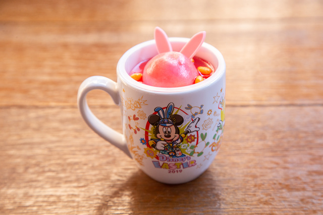 オレンジゼリー＆バニラムース、スーベニアカップ付き ¥800