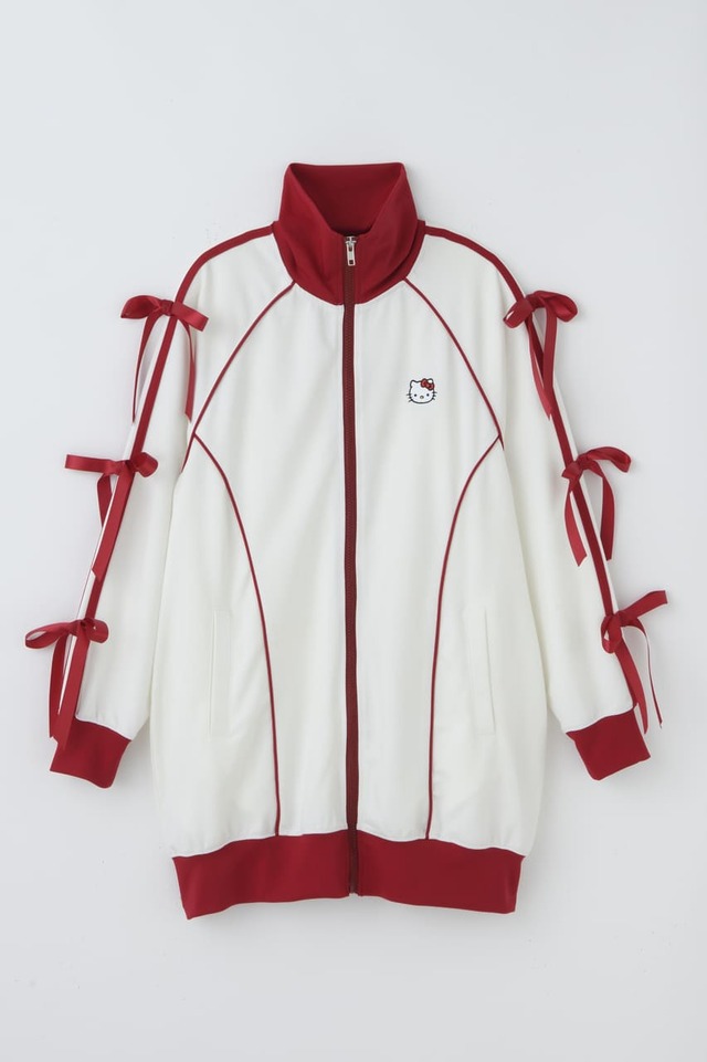 【SHIBUYA109×HELLO KITTY SPECIAL COLLABORATION】ROYAL PARTY（2階） 【HELLO KITTY】スリーブリボンZIPミニワンピース 全2種 各¥15,400