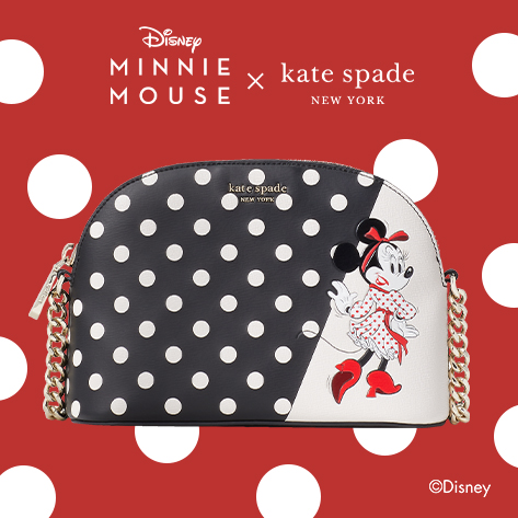 ディズニー X ケイト・スペード ニューヨーク ミニー マウス スモール ドーム クロスボディ