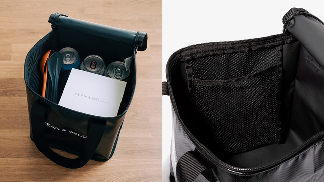 「ターポリンインナーバッグ ブラック」DEAN ＆ DELUCAの三段重大を入れるのにぴったりのサイズです