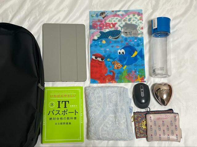 【ワークマン　BASICバックパックll】こんなにたくさんの物を収納してもまだまだ余裕がありました！